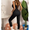 Жіночий безшовний комбенізон у рубчик Leggings Body Cannota Rib (BLACK) Жіночий безшовний комбенізон у рубчик Leggings Body Cannota Rib (BLACK)